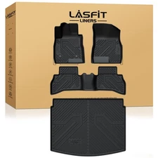 LASFIT Floor Mats for Buick Encore GX 2020-2026 AWD 1st and 2nd Row & Cargo Mat