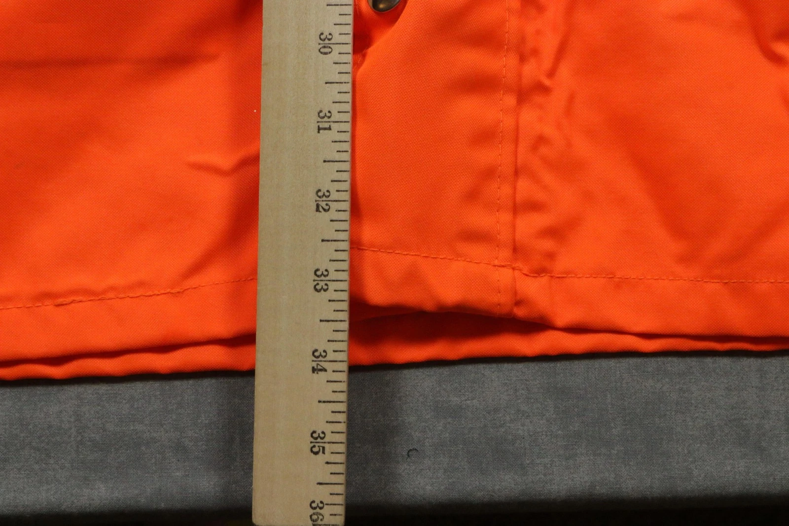 OccuNomix Coat Mens XL Orange Hi Vis Reflective Waterproof Rain Class 3 LUX-TJFS - product detail image 4