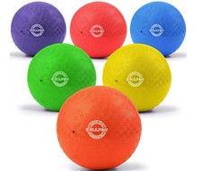 BallFUN Dodgeballs Playground Balls 8.5", Dodge Ball Set for Kids  Adults