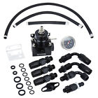 <!--F#f_0-->Universal Adjustable Fuel Pressure Regulator Oil Gauge 100PSI AN6 Fitting Kit<!--F/-->