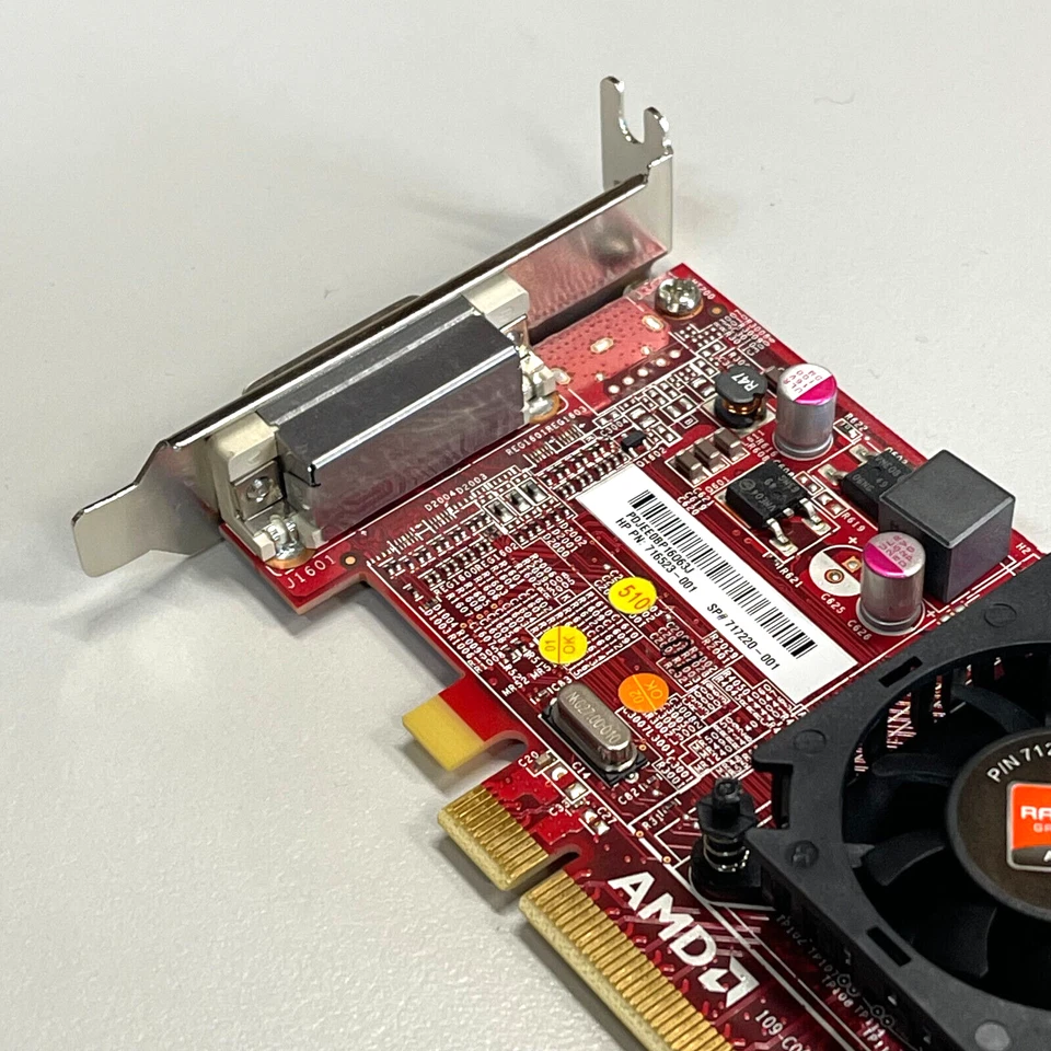 AMD Radeon HD 8350 1GB DDR3 PCIe x16 Graphics Card DMS-59 716523-001 717220-001 - Image 4 of 4