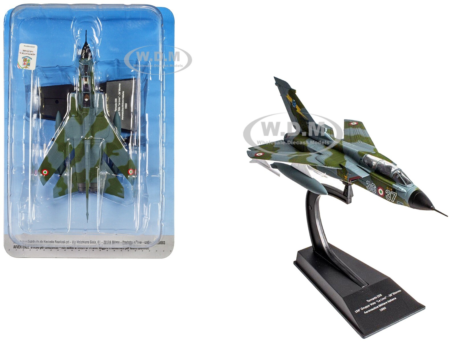 САМОЛЕТ PANAVIA TORNADO IDS ВВС ИТАЛИИ, МОДЕЛЬ 1/100 ОТ HACHETTE HADC03