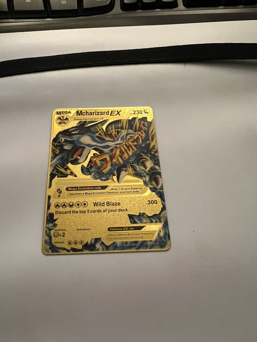 Pokemon MCharizard EX -Foil Pokemon Card Fan Art Card