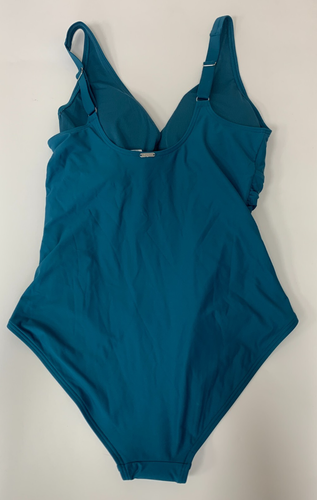 Women's DKNY Swimsuit Tummy Compression Removable Cups - Straps Cypress Size 18 - Picture 3 of 11