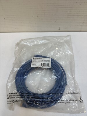 Monoprice Cat5e 24AWG UTP Ethernet Network Patch Cable 25ft Blue