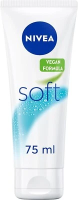 NIVEA Soft Moisturising Cream for Face, Body and Hands with Vitamin E 75 ml UK