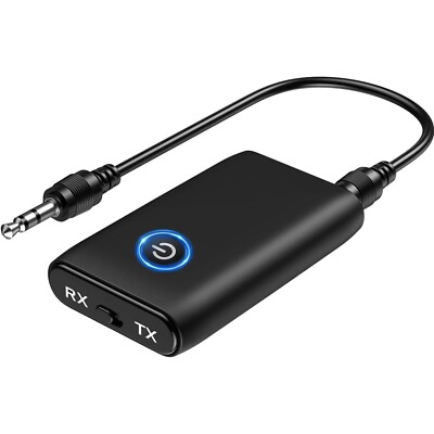 Bluetooth 5.0 Musik Stereo Sender Receiver Audio Transmitter Adapter Empfänger