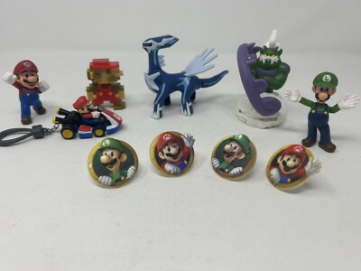 Super Mario Bros/Pokemon PVC Lot Of Figures