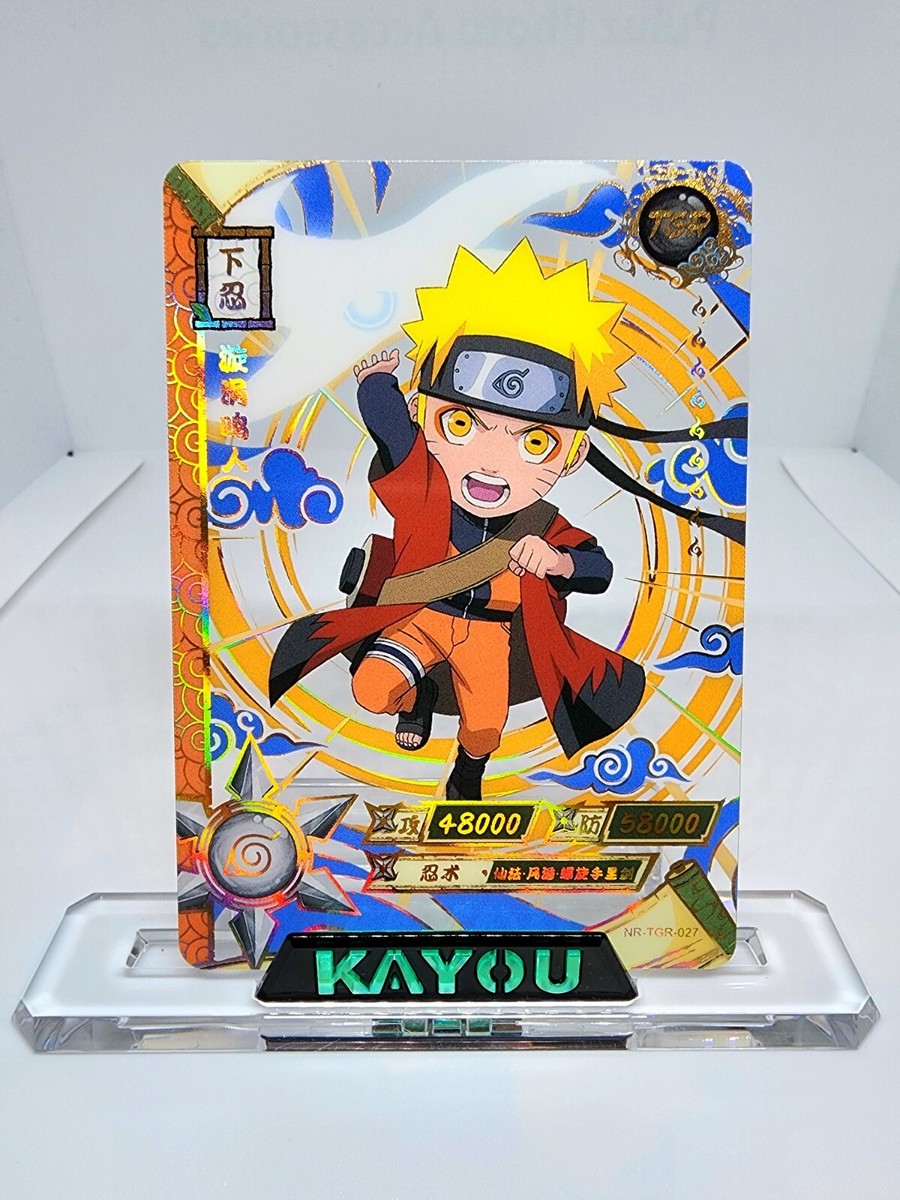 Naruto TGR Gold Transparent Foil Kayou Official Naruto Card