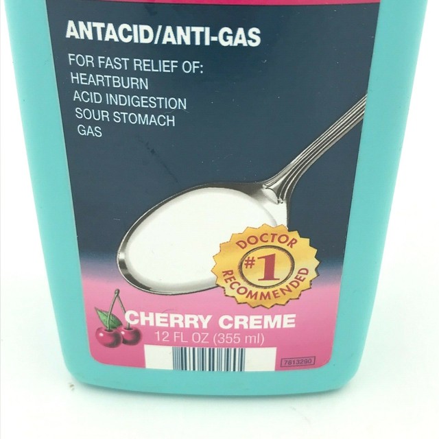 Vintage 1993 Mylanta Antacid Bottle Anti Gas Cherry Creme Sealed Expired 1997 HB eBay