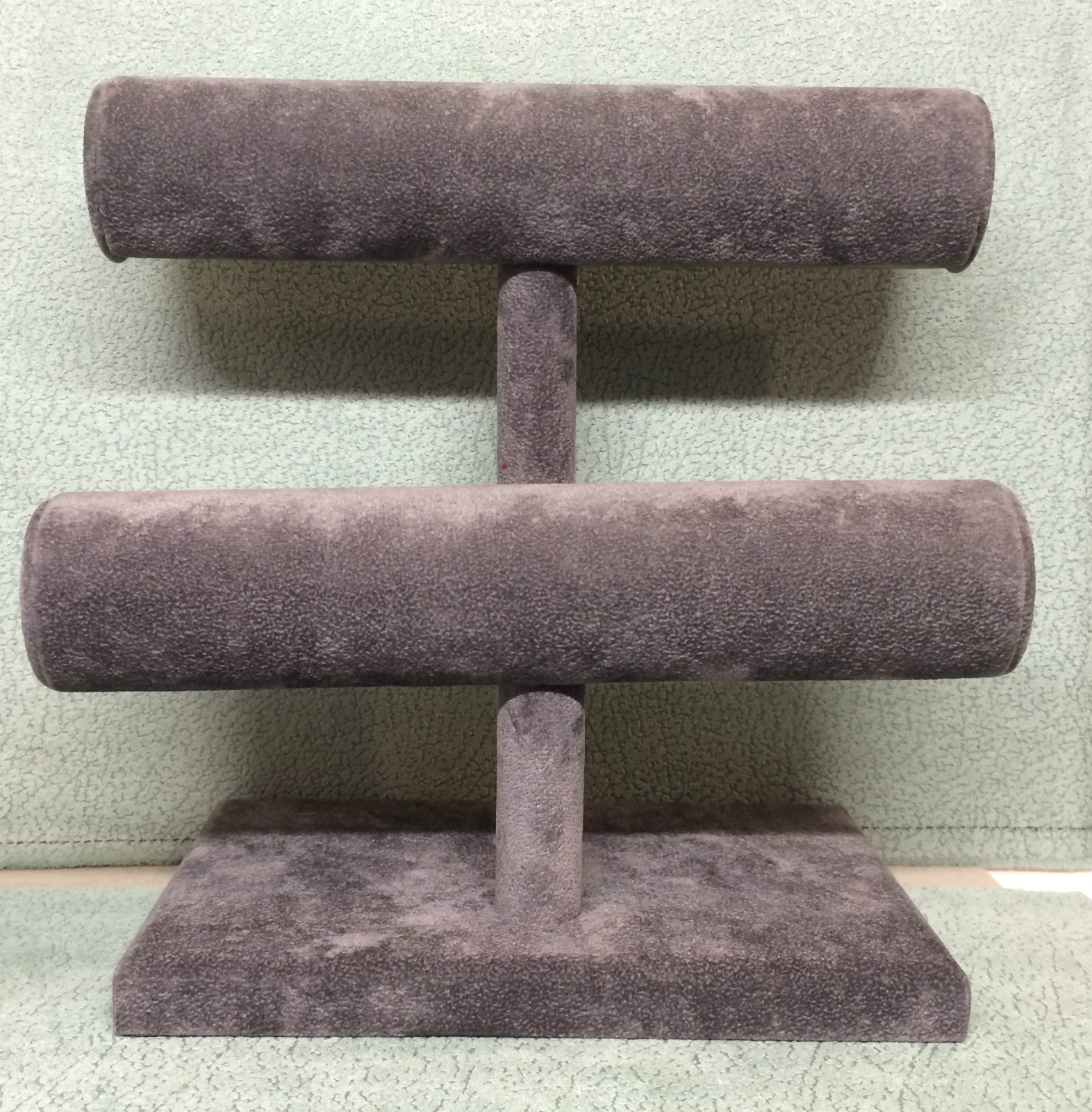 Double Bangle/Bracelet Jewellery display Stand (Ash Grey)