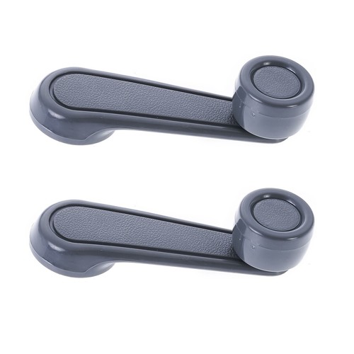 2pc Left & Right Manual Window Crank Handle Grey for Toyota Landcruiser & Hilux - Picture 3 of 6