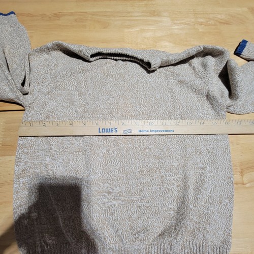 CHEROKEE Boys Sweater Size M (8/10) Tan Brown Crewneck Pullover Lightweight - Picture 10 of 11