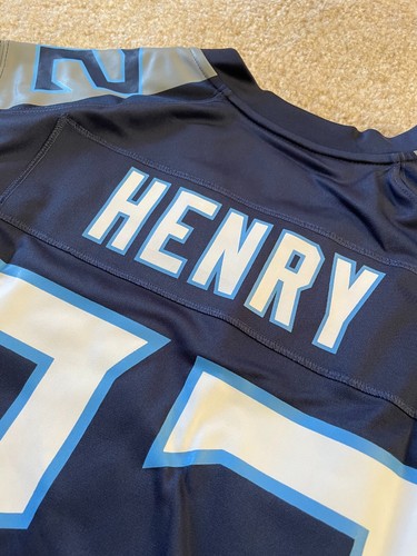 Tennessee Titans Derrick Henry #22 Nike Men's Navy NFL Game Jersey - Size L - Picture 6 of 9