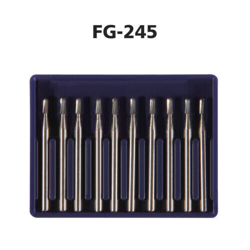 Dental Tungsten Carbide Bur FG Drill Round Type For High Handpiece FG-245 in USA - Picture 6 of 8