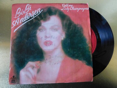 BiBi Andersen - Call me Lady Campagne - Vinyl 7'' Single