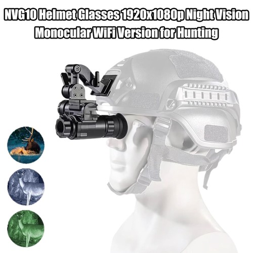 NVG10 Helm 850nm IR Nachtsicht monokulare Jagd Beobachtungsbrille - Bild 25 von 32