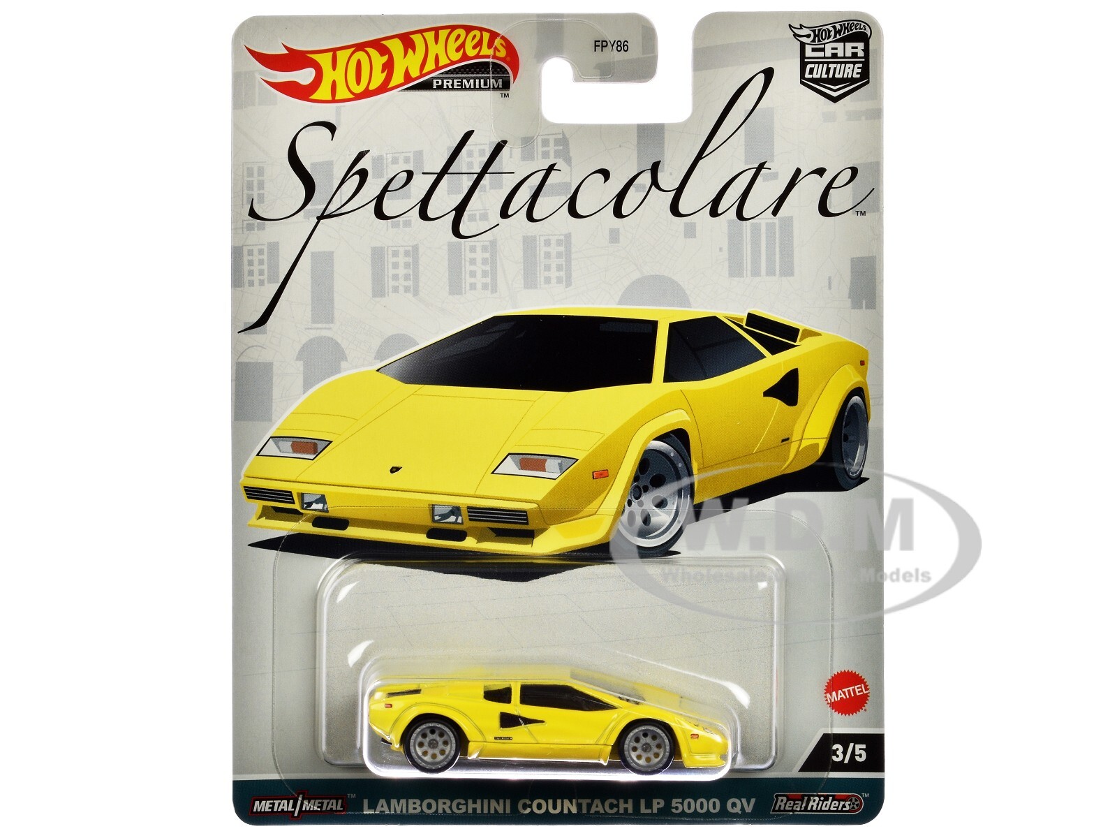 АВТОМОБИЛЬ LAMBORGHINI COUNTACH LP 5000 QV ЖЕЛТОГО ЦВЕТА ИЗГОТОВЛЕННЫЙ НА ЗАКАЗ КОМПАНИЕЙ HOT WHEELS HKC47 2790₽