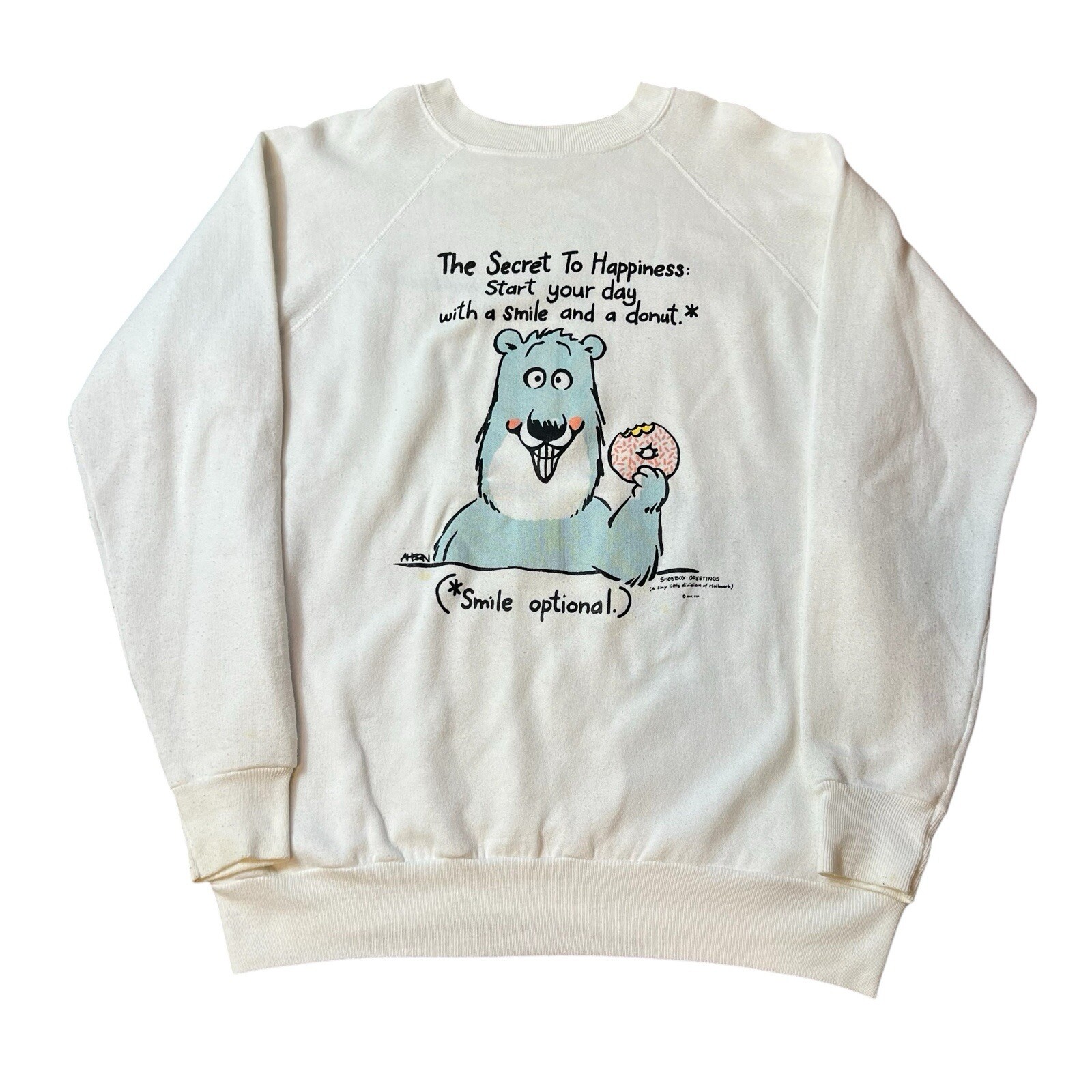 Vintage 90’s Shoebox Greetings Hallmark Ahern Cartoon Crewneck Sweatshirt XL USA