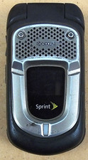 Kyocera DuraXT E4277 - Black and Silver  Sprint  Flip Phone - Untested