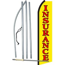 Insurance Complete Swooper Flag Bundle