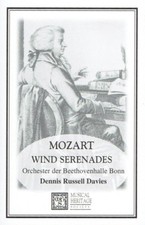 Cassette Tape - Dennis Russell Davies - Mozart Wind Serenades MHS