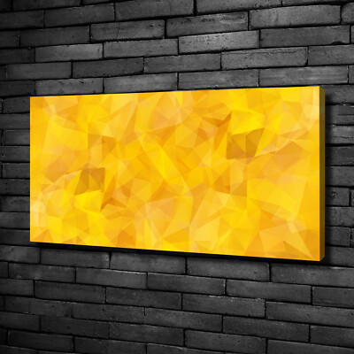 Leinwandbild Kunst-Druck 100x50 Bilder Kunst Abstrakte Dreiecke