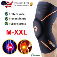Knee Sleeve Support Brace Elastic Compression Sport Joint Arthritis Pain Relief