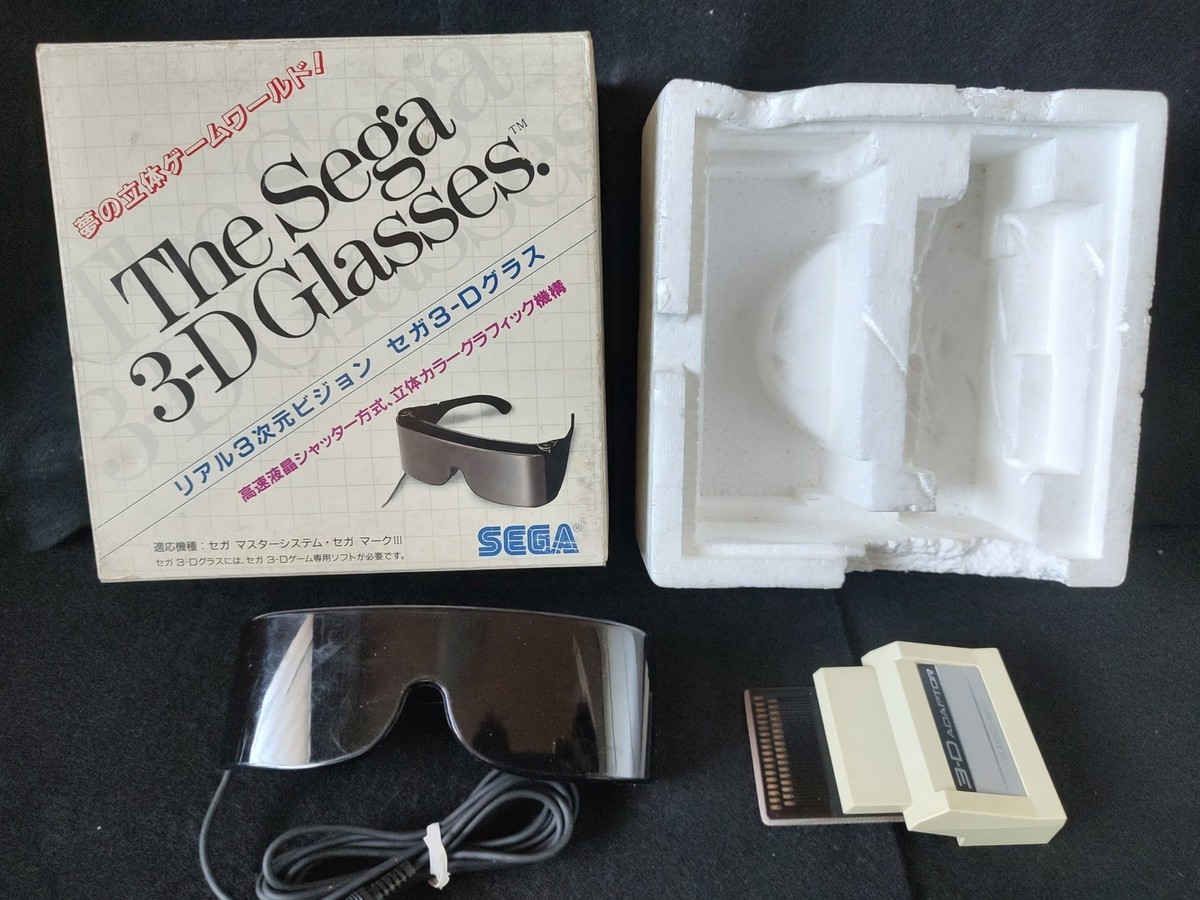 THE Sega 3-D Glasses セガ 3Dメガネ グラス THE Sega 3-D Glasses セガ 3Dメガネ グラス THE Sega 3-D