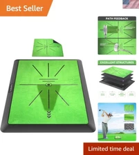 16”x12” Golf Hitting Mat for Swing Path Feedback - Indoor/Outdoor Training