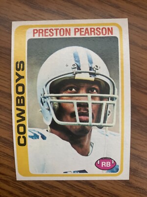 1978 Topps #445 Preston Pearson Dallas Cowboys NrMt