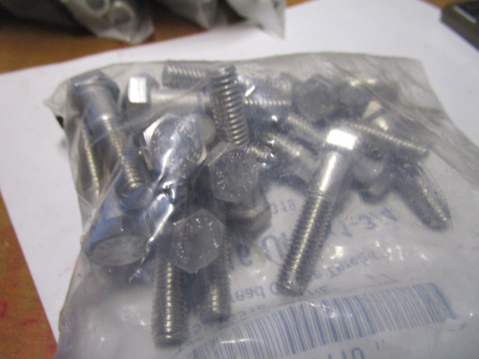 3/8 -16 x 4 - 304-STAINLESS STEEL BOLTS, NUTS & WASHERS - 18-8