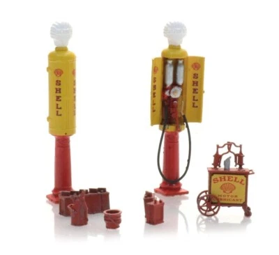 Artitec 387.543 - 1:87: Historische Zapfsäulen Shell - NEU + OVP