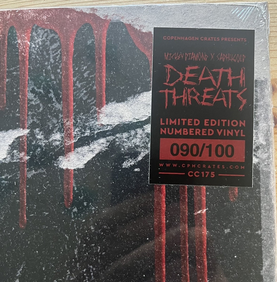 MICKEY DIAMOND X SADHUGOLD Death Threats Vinyl LP #90/10 New