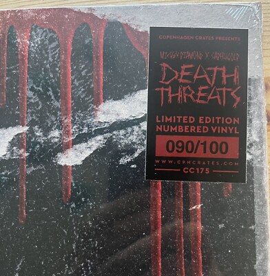 MICKEY DIAMOND X SADHUGOLD Death Threats Vinyl LP #90/10 New