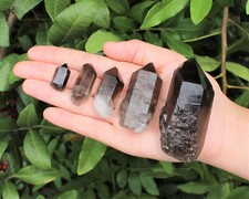 Smoky Quartz Points, LARGE 'AAA' Grade Smoky Quartz Crystal Point: Choose Size