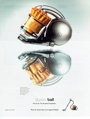 Werbung Advertising 117 2012 Staubsauger Dyson Ball