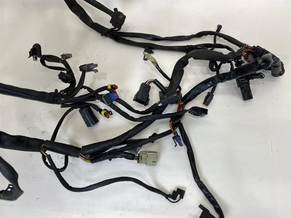  Harley-Davidson Softail 2010 convertible CVO arnés de cableado principal 70132-10 Foto 3 de 4