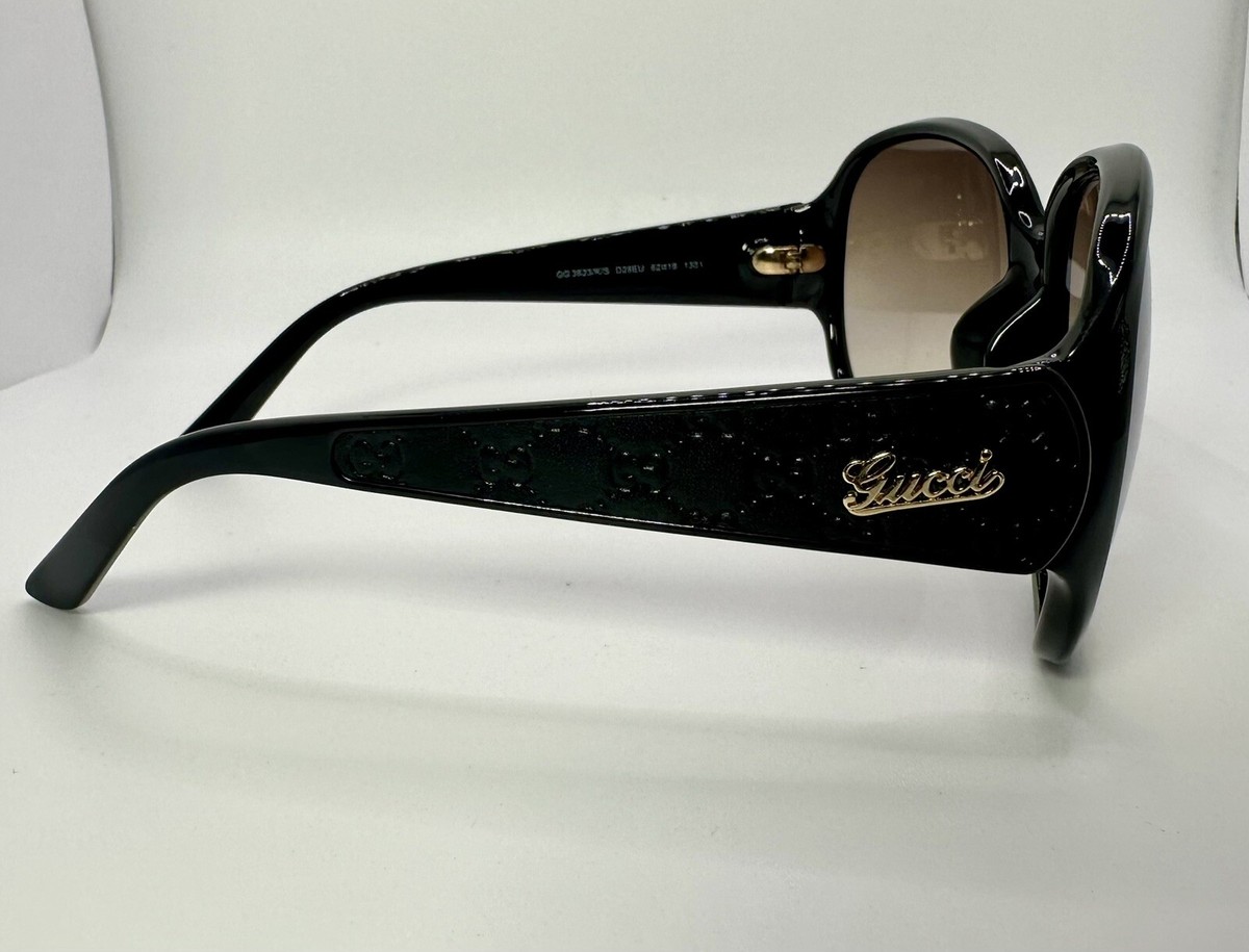 New Authentic Gucci Sunglasses GG3623/K/S D28EU Black Gold