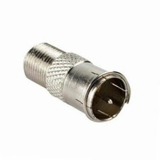 F Type Plug RF Coax Coaxial Cable Adapter Connector Male to Female M/F Plug Jack