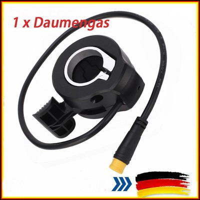 NEU Daumengas Gasgriff Gashebel Elektrofahrrad Thumb Throttle Control Speed