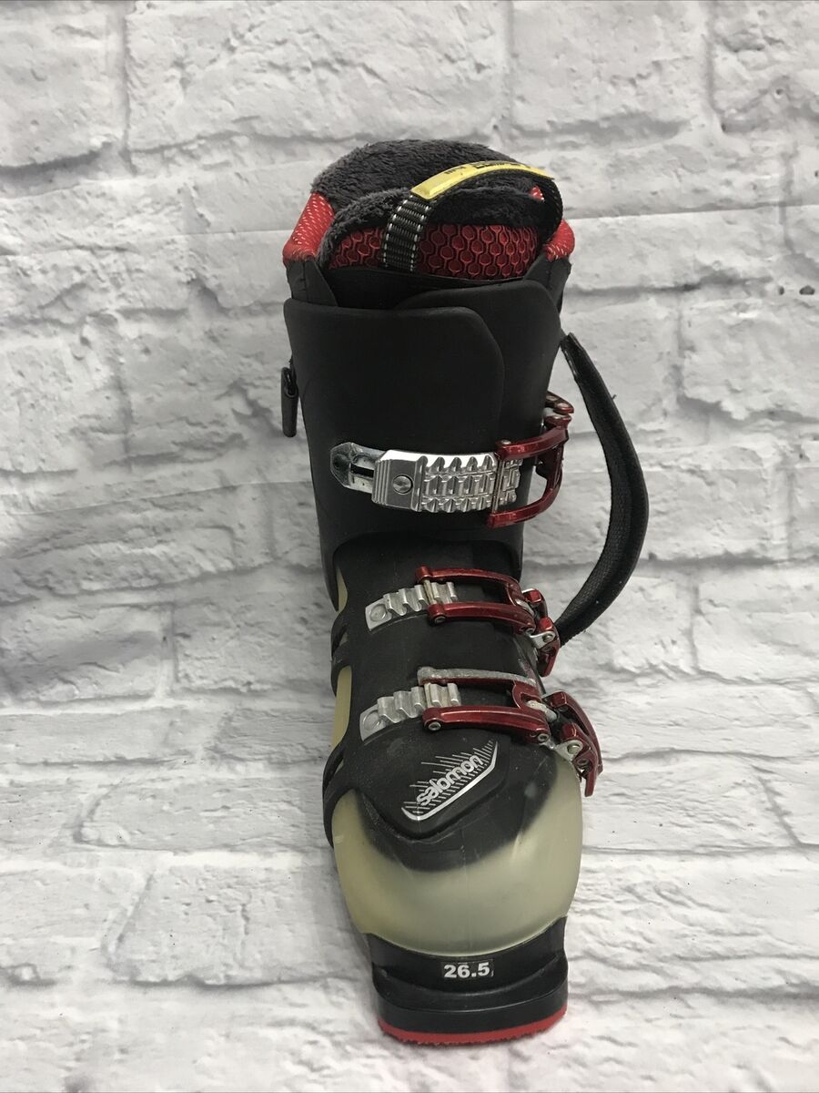 Salomon Quest 8 Energyzer 90 Clear Red Black Ski Boots 26.5 Salomon Quest 8 Energyzer 90 Clear Red Black Ski Boots 26.5