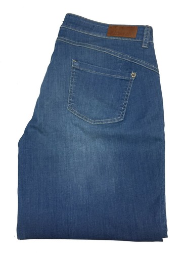 ELENA MIRO' jeans donna leggerò corto cm 87 con spacchetto e borchie | eBay