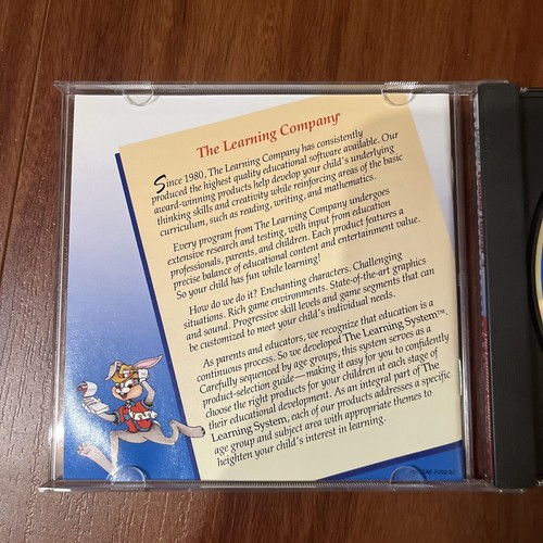 The Learning Company: Deluxe! Reader Rabbit 3 PC CDROM 1997 - Picture 3 of 4