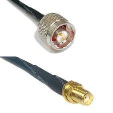 LMR240UF N MALE to SMA FEMALE Coax RF Cable USA-Ship Lot