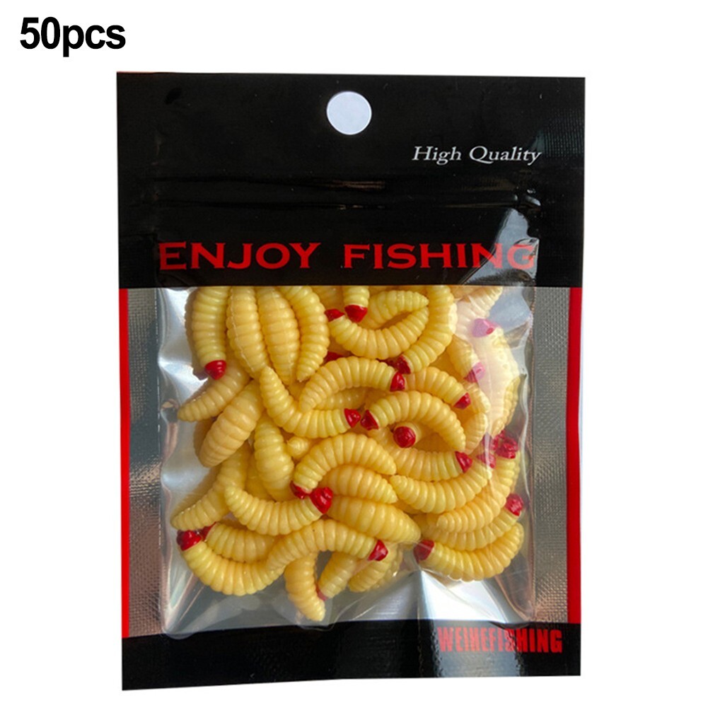 Fake Bait Fishing Baits Like Real Maggots Worm Fake Bait Fishing Tackle
