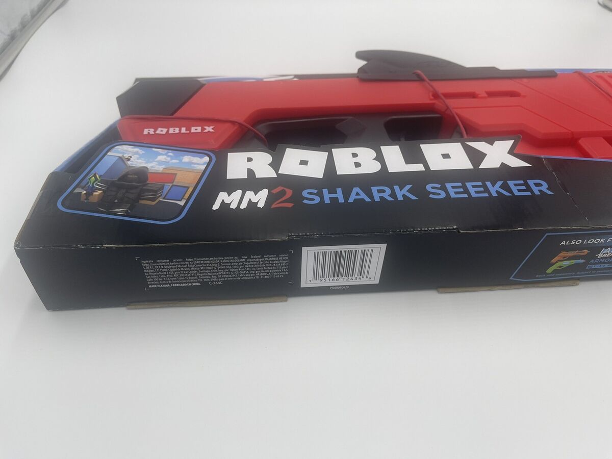 Brand New Hasbro Nerf Mega Roblox MM2 Shark Seeker With In Game Digital Code  195166124346