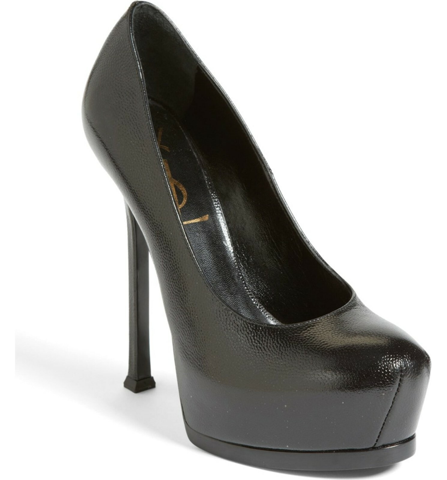 Scarpa nuova con scatola YSL Yves Saint Laurent in pelle nera omaggio due pompe EUR 40 US 9 5