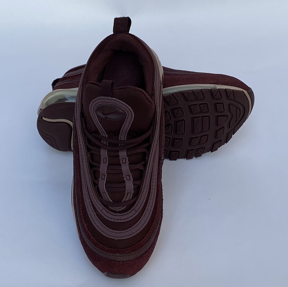 Nike Air Max 97 Womens Size 6 in Burgundy Crush Metallic Mahogany AV8198-600