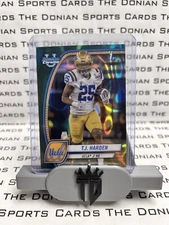 2024 Bowman Chrome U #165 TJ Harden Teal Lava